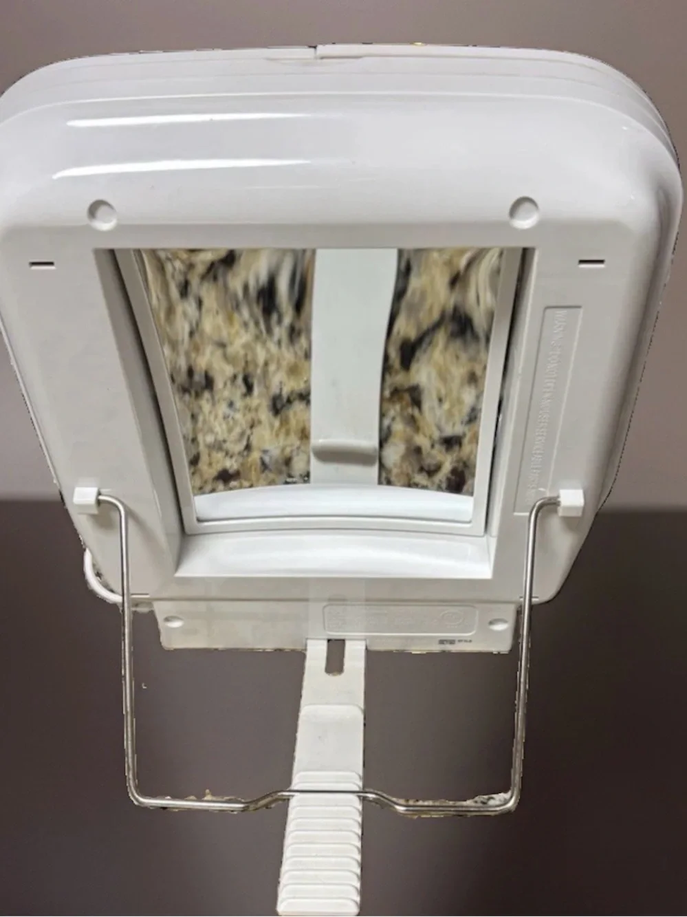 Vintage Jerdon Euro Tri-Fold Lighted Vanity Makeup Mirror 5x magnify 4 Settings